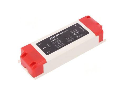 QOLTEC-50934 Zasilacz impulsowy: LED, 48W, 12VDC, 4A, 220-240VAC