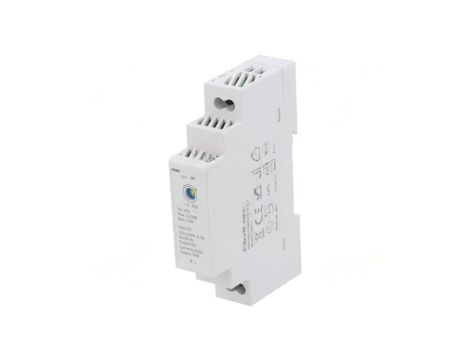 QOLTEC-50917 Zasilacz impulsowy: na szynę DIN, 15W, 24VDC, 0,625A, 220-240VAC
