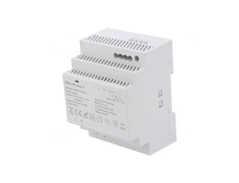 QOLTEC-50923 Zasilacz impulsowy: na szynę DIN, 92W, 24VDC, 3,83A, 220-240VAC