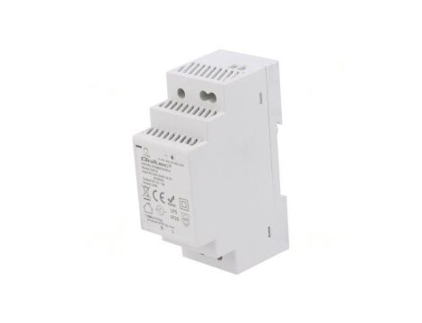QOLTEC-50918 Zasilacz impulsowy: na szynę DIN, 24W, 12VDC, 2A, 220-240VAC