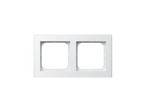 SONATA Ramka podwójna x2 biała R-2R/00