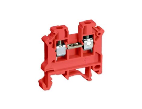 Złączka gwintowa szynowa 2-przewodowa 1-torowa ZUG 4mm2 czerwona 11321311