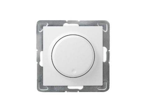 IMPRESJA Ściemniacz obrotowy LED 100W 230V do ramki biały ŁP-8YL2/m/00