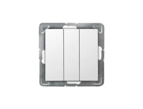 IMPRESJA Łącznik potrójny do ramki biały ŁP-13Y/m/00