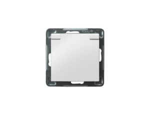 IMPRESJA Gniazdo bryzgoszczelne z/u IP-44 wieczko białe GPH-1YZ/m/00/w