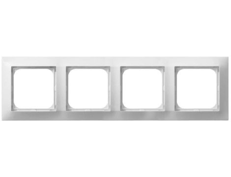 IMPRESJA Ramka poczwórna biała R-4Y/00