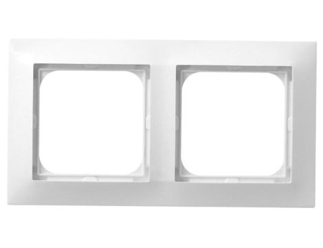 IMPRESJA Ramka podwójna biała R-2Y/00