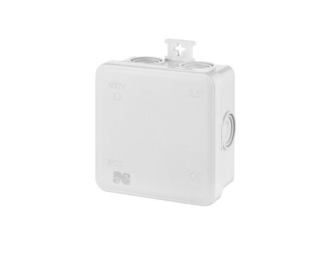 Puszka elektroinstalacyjna E7 odgałęźna natynkowa IP55 szara 0296-00