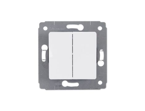 CARIVA Łącznik schodowy podwójny do ramki biały 773608