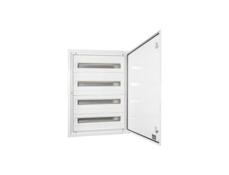 Rozdzielnica p/t aluminiowy front 4x24 Darp-96 (N+PE) Quiteline 9.424
