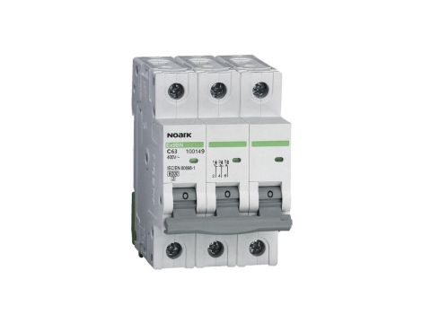 Wyłącznik nadprądowy 3P C 63A 6kA AC Ex9BN 100149