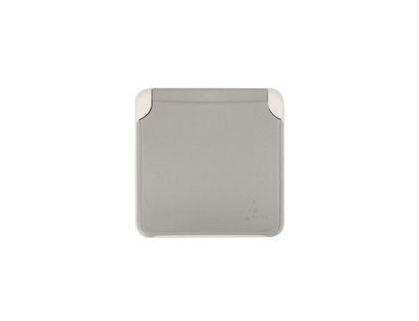 PLEXO55 Gniazdo pojedyncze z/u 16A z przesłonami szare 069552