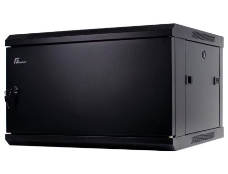 Szafa Rack 19 6U, 600x450, wisząca, drzwi stalowe (WGB06-64EH-WSB) GETFORT