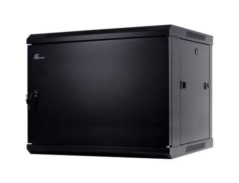 Szafa Rack 19 9U, 600x450, wisząca, drzwi stalowe (WGB09-64EH-WSB) GETFORT