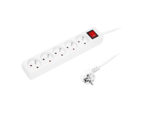 Przedłużacz sieciowy 5G 3M biały Blow