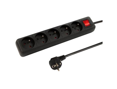 Przedłużacz sieciowy 5G 5M czarny Blow