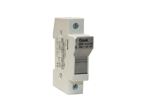 Rozłącznik bezpiecznikowy cylindryczny CH 1P 10x38 32A, 211