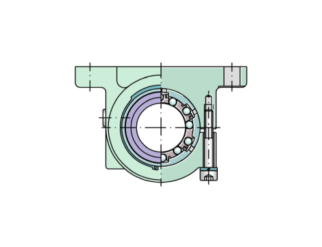 INA - Tuleja toczna w oprawie 25 x 80 x 58