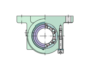 INA - Tuleja toczna w oprawie 12 x 52 x 32