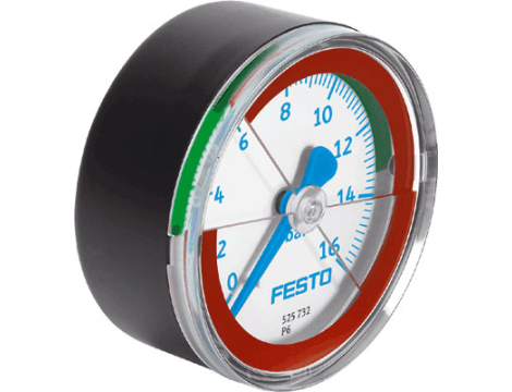 FESTO - Manometr (norma pneum.: EN 837-1) 0 x 0 x 0