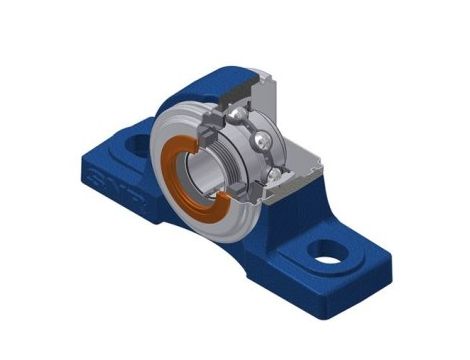 SNR - Zespół z oprawą żeliwną z osłoną blaszaną nieprzelotową i tuleją 25 x 0 x 0