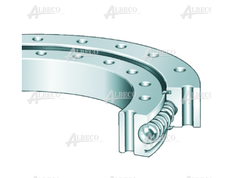 INA - Łożysko kulkowe wieńcowe 124,5 x 234 x 35