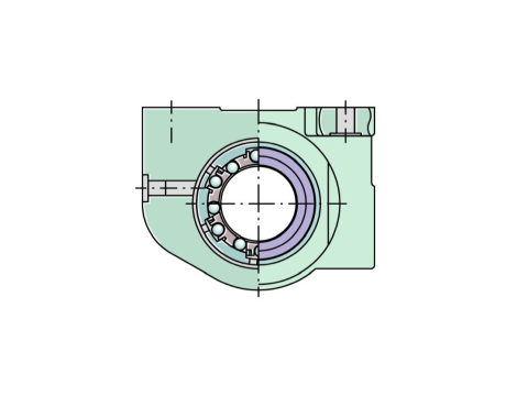 INA - Tuleja toczna w oprawie 50 x 130 x 100