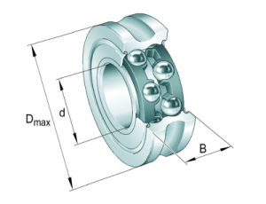 INA - Rolka profilowana 12 x 35 x 15,9