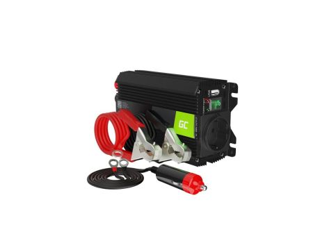 Przetwornica napięcia Inwerter Green Cell PRO 24V na 230V 300W/600W Modyfikowana sinusoida