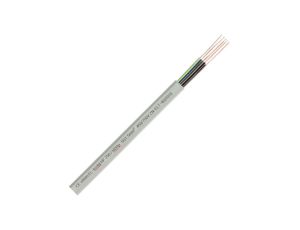 Kabel instalacyjny płaski EL-Instal HP HDHp 3x1,5mm2 szary 450/750V bezhalogenowy YDYp Dca drut Eltrim /100m/