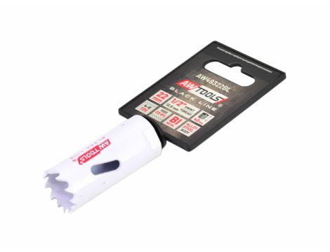 AWTOOLS OTWORNICA BIMETALOWA HSS-Co 8% 21mm BLACK LINE