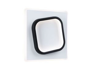 Lampa ścienna 2FORM LED 13W/9W 1600lm/1125lm IP44 240x240mm 4000K 230V IP20 biały/ czarny / tworzywo sztuczne