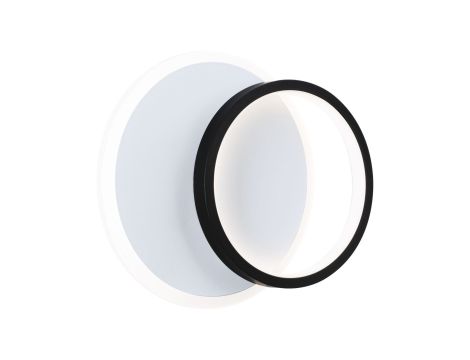 Lampa ścienna 2FORM LED 7W/5,5W 860lm/730lm 195x230mm 4000K 230V IP20 biały/ czarny / tworzywo sztuczne