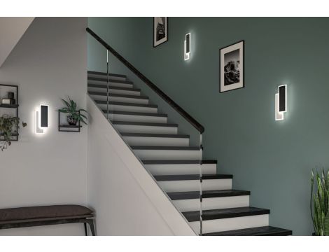 Lampa ścienna 2FORM LED 8W/8W 1010lm/1010lm IP44 150x350mm 4000K 230V IP20 biały/ czarny / tworzywo sztuczne - 8