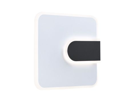 Lampa ścienna 2FORM LED 12,5W/3,6W 1570lm/460lm 240x240mm 4000K 230V IP20 biały/ czarny / tworzywo sztuczne