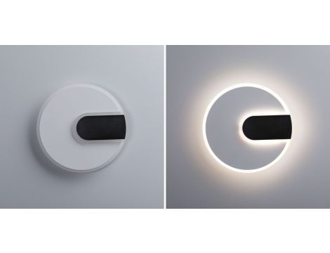 Lampa ścienna 2FORM LED 9W/3,5W 1160lm/430lm IP44 240mm 4000K 230V IP20 biały/ czarny / tworzywo sztuczne - 6