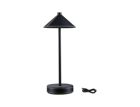 Lampka stołowa akumulatorowa PELLINI LED DIM USB-C 2W 300lm 3000/4000/6500K IP20 czarny matowy / materiał / metal - 9