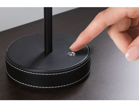 Lampka stołowa akumulatorowa PELLINI LED DIM USB-C 2W 300lm 3000/4000/6500K IP20 czarny matowy / materiał / metal - 10