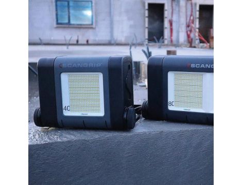 Lampa do oświetlania dużych obszarów roboczych 80000 lm Scangrip SITE LIGHT 80 03.5269 w walizce transportowej 49.0390 - 16