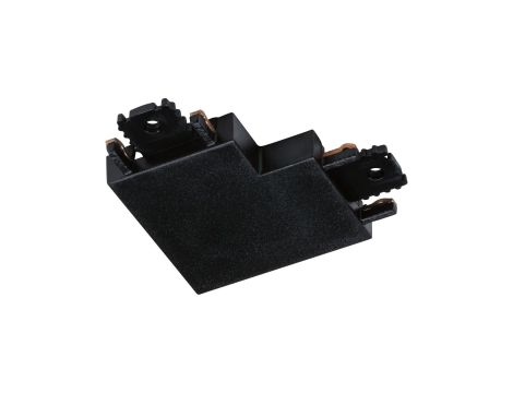 Łącznik szynowy L VEYA system 48V DC czarny matowy / tworzywo sztuczne