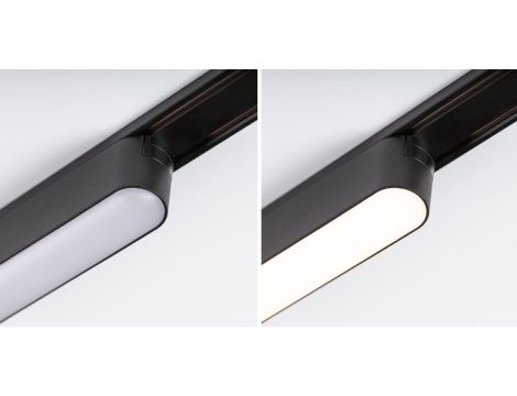 Oprawa na szynoprzewód VEYA JORIN LED 10W 1250lm IP20 3000K 48V DC czarny matowy / aluminium - 3