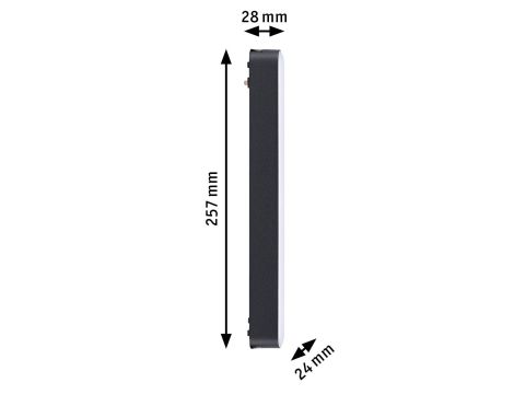 Oprawa na szynoprzewód VEYA JORIN LED 10W 1250lm IP20 3000K 48V DC czarny matowy / aluminium - 9