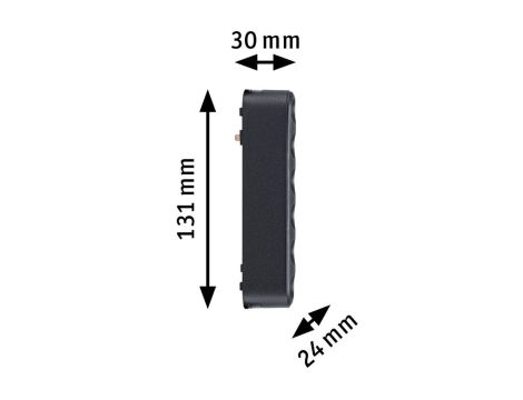 Oprawa na szynoprzewód VEYA LENSIA LED 6W 560lm IP20 3000K 48V DC  czarny matowy / aluminium - 8