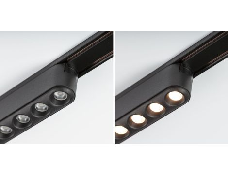 Oprawa na szynoprzewód VEYA LENSIA LED 11,5W 1150lm IP20 3000K 48V DC czarny matowy / aluminium - 5