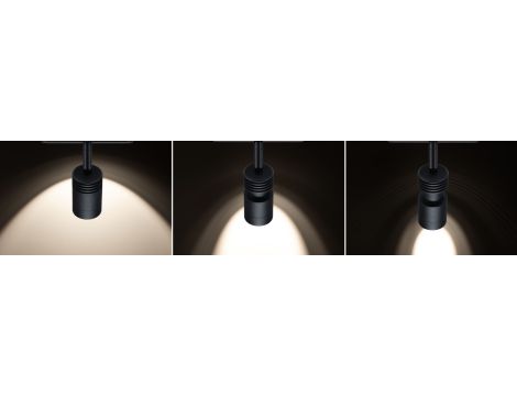 Reflektor na szynoprzewód VEYA ZOOM LED 5W 640lm IP20 3000K 48V DC czarny matowy / aluminium - 7