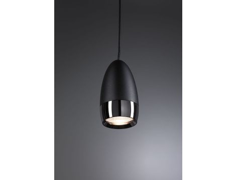 Oprawa zwieszana na szynoprzewód VEYA LYROS LED 5W 640lm IP20 3000K 48V DC czarny matowy / aluminium - 2