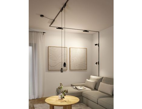 Reflektor na szynoprzewód VEYA ZENOR LED 7,5W 850lm IP20 3000K 48V DC czarny matowy / aluminium - 5