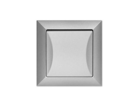 OPAL Wyłącznik łącznik zwierny dzwonek srebrny WP-7 Op SR