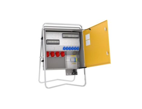 Rozdzielnica budowlana elBOX-XL Z125-004006 IP44 zaciski 5x95 mm2, gn. 6xGK 230V 16A, 4xCEE 32A, 3xRCCB 6kA 76551012