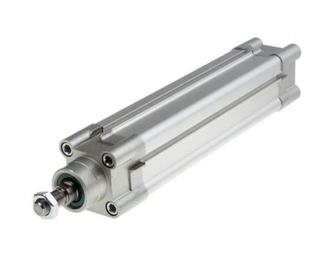 Siłownik profilowy, dwustronnego działania, CDEM Ø 40mm, skok 160mm, z amortyzacją elastyczną, RS PRO